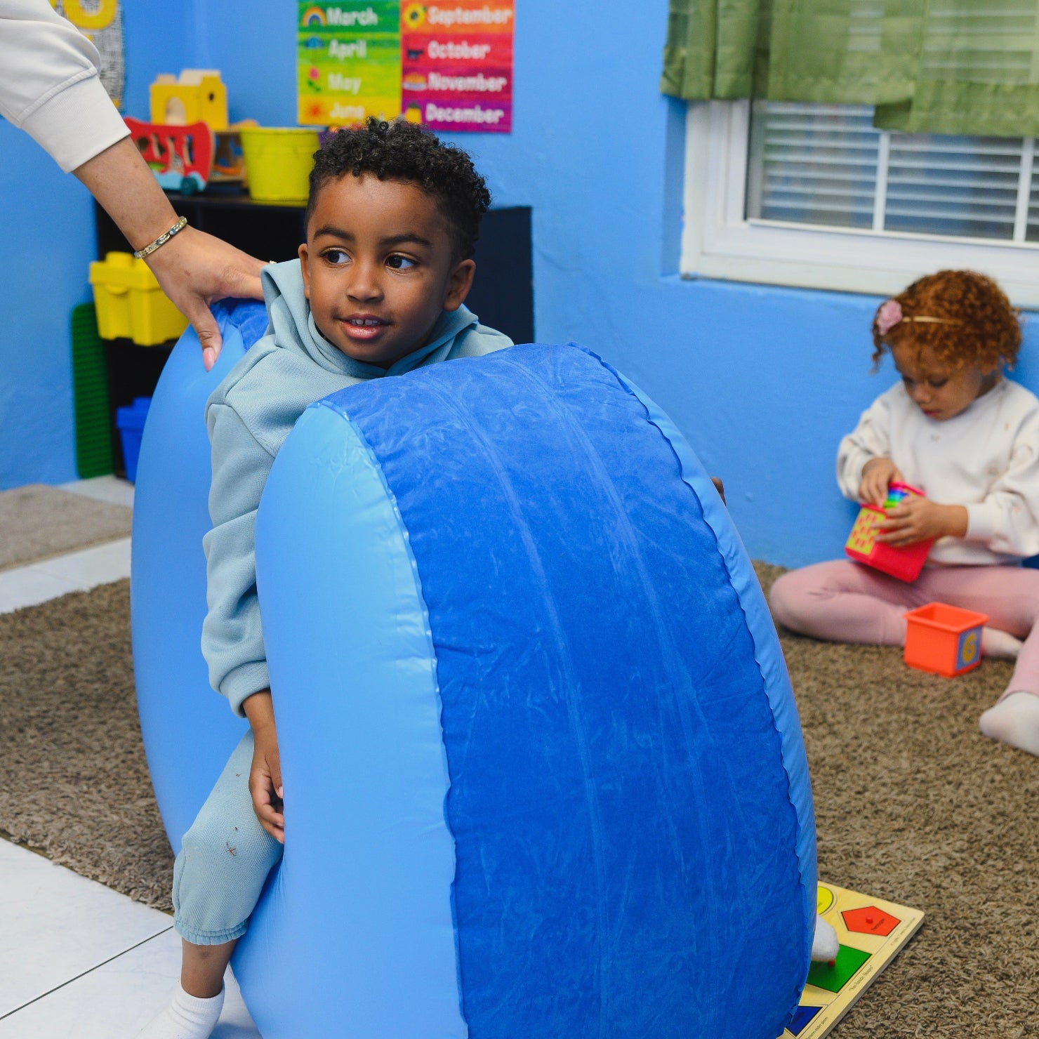 Inflatable Squeeze Seat