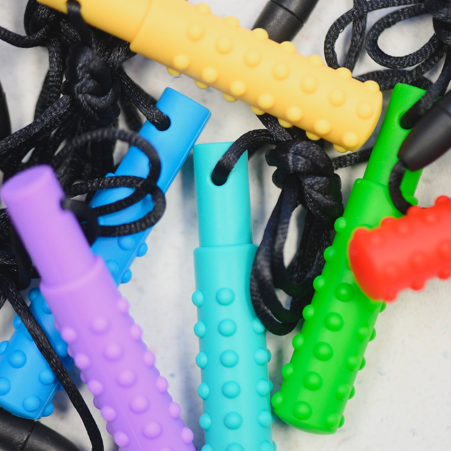 Texture Tube Chew Necklace