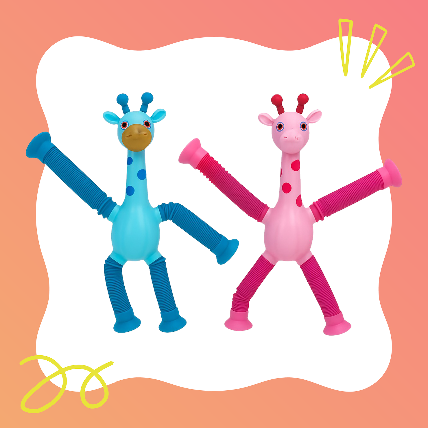 Suction Cup Giraffe Toys