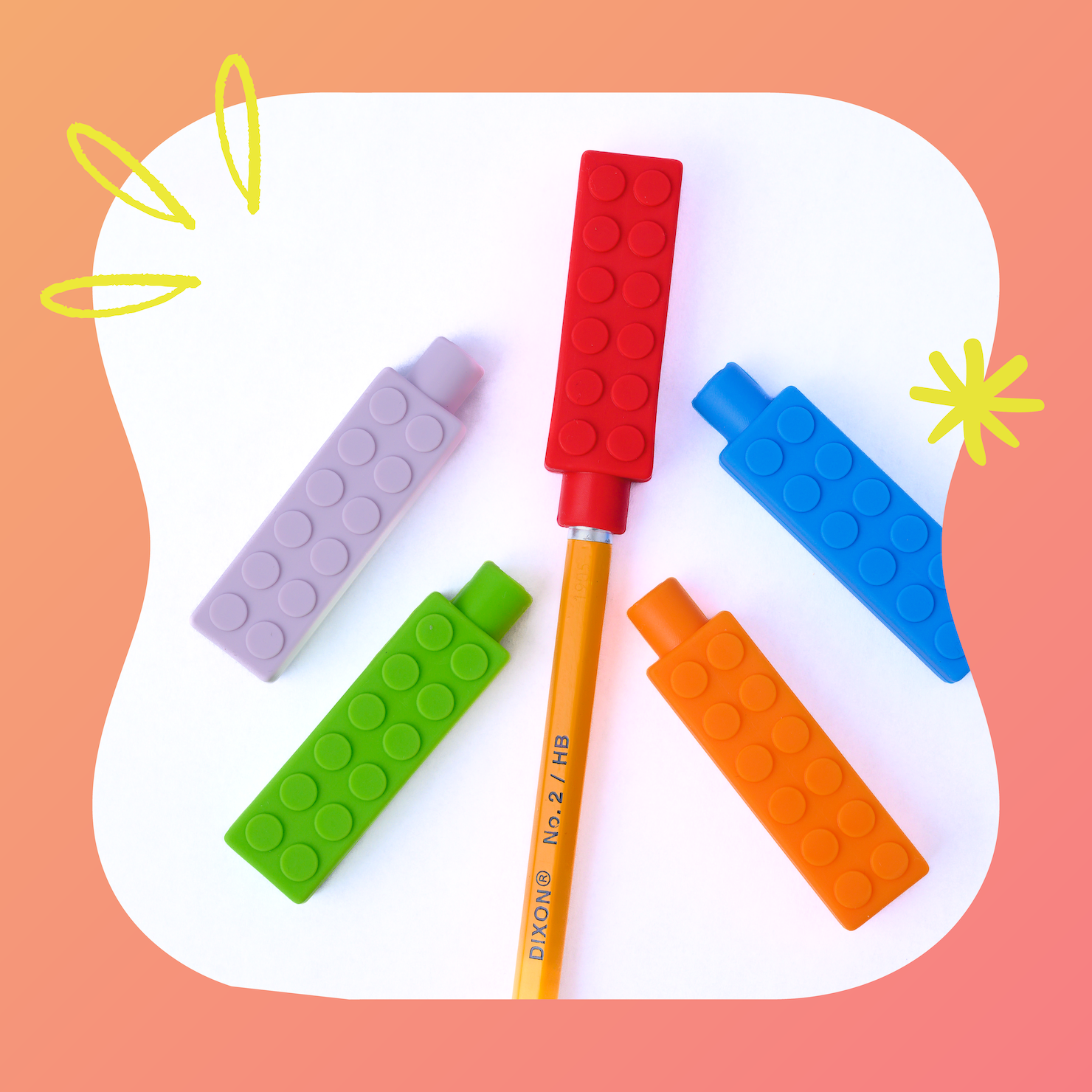 Chewy Pencil Toppers